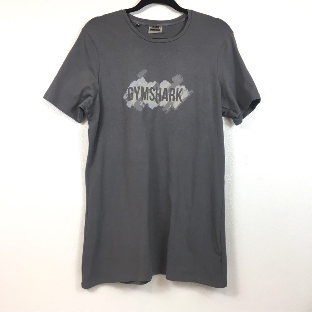 Gymshark  Smoke Gray Men’s Aling Athletics Workout Shirt  Size Large
